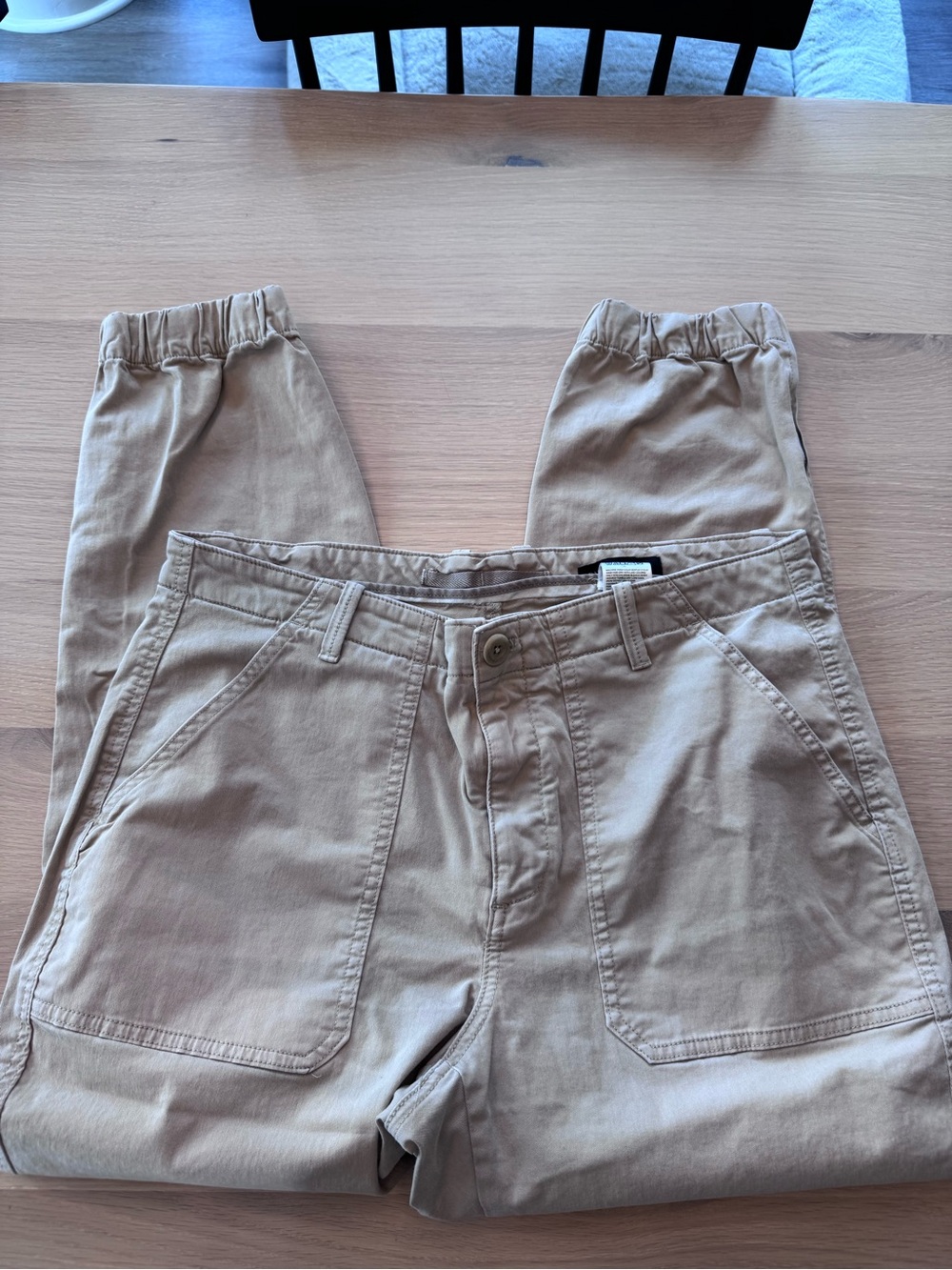 Banana Republic Khaki Straight-Leg Pants - Beige
